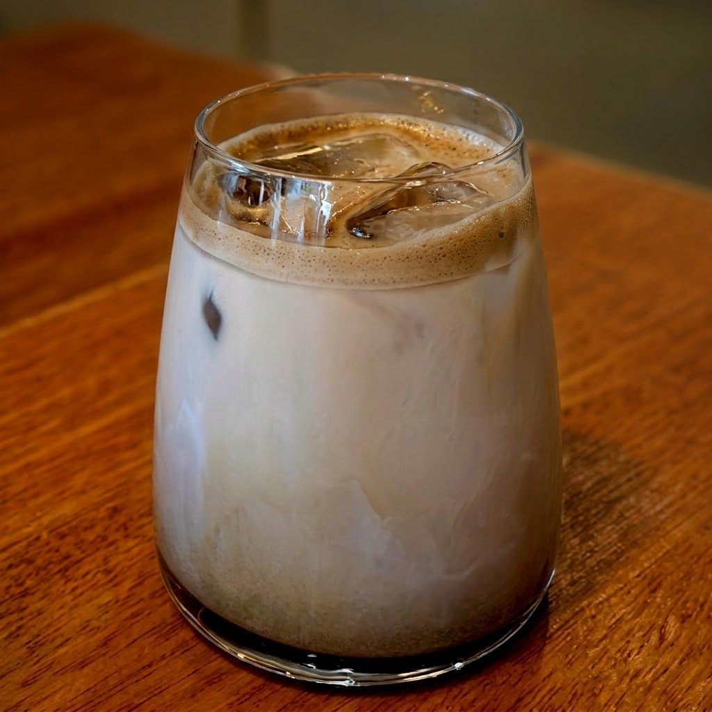Iced Hojicha Latte